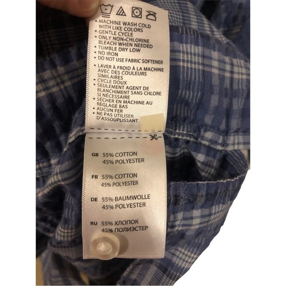 Oak Hill Cool & Dry Button Up Short Sleeved Pockets Roomy Side Vents Casual 6XL - Picture 8 of 10